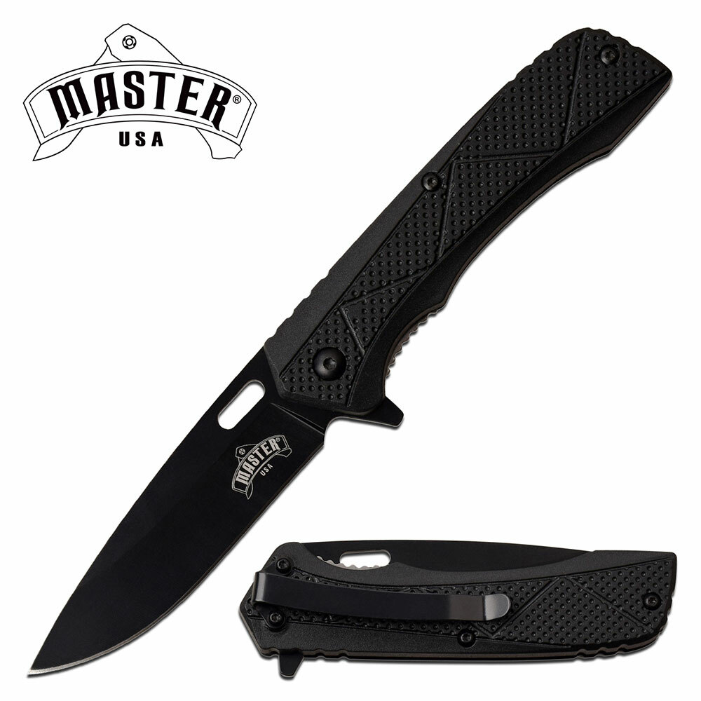MASTER USA MU-A092BK SPRING ASSISTED KNIFE NIB