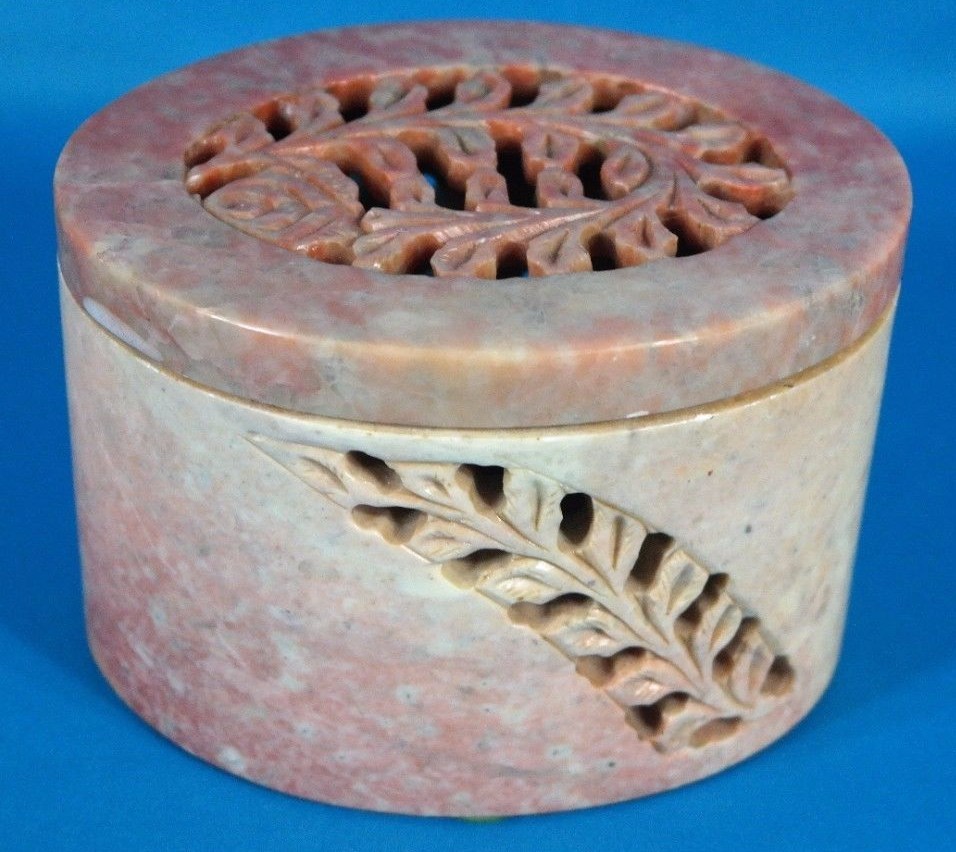 John Richardson Collection Pierced  Mable/Stone Oval Box