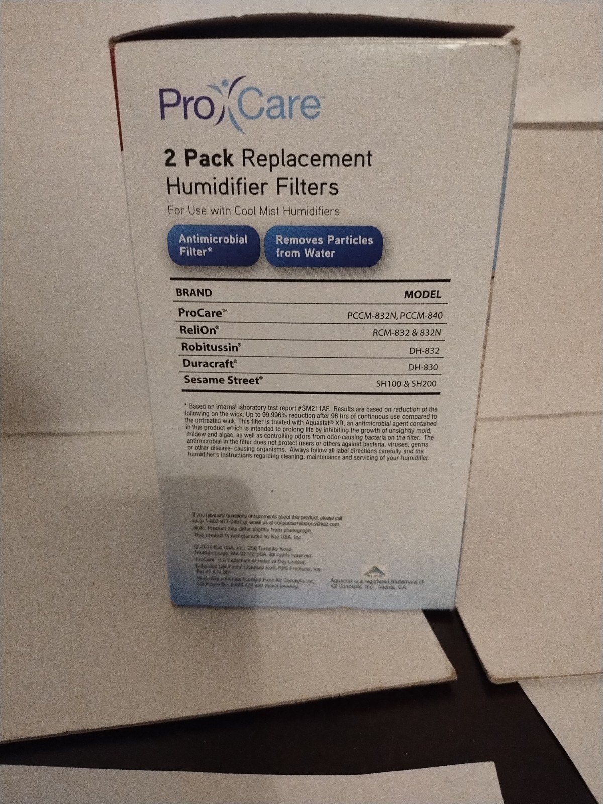 Pro Care Oft 813VP Replacement Humidifier Filters New
