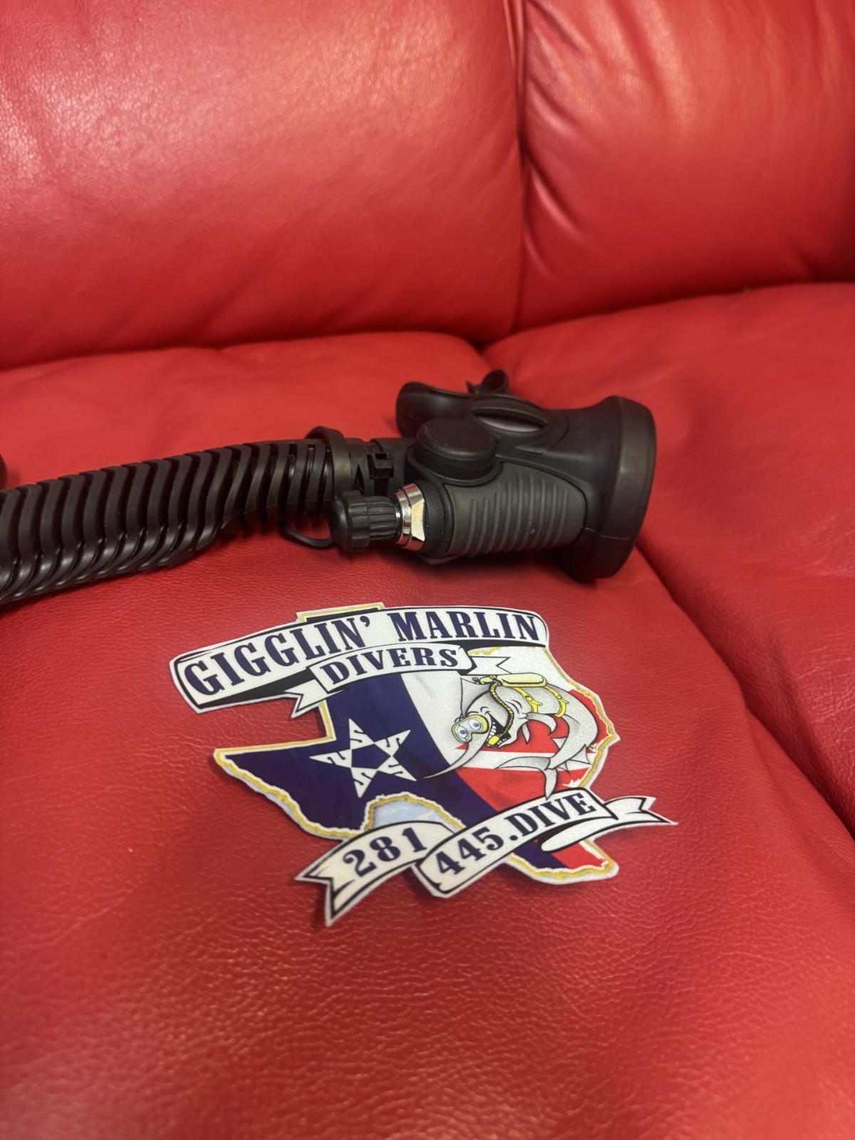SCUBA AIRSOURCE Inflator / Regulator for Aqua Lung BCD