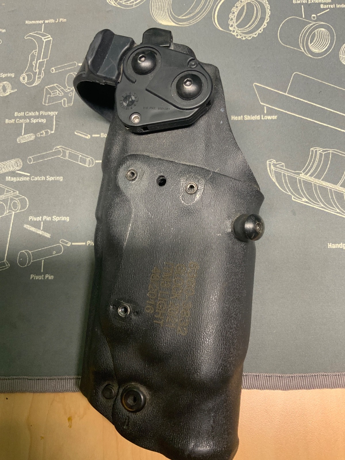 Safariland  Holster RH 6360-3832 for Glock 20, 21 w/ ITM3 Light