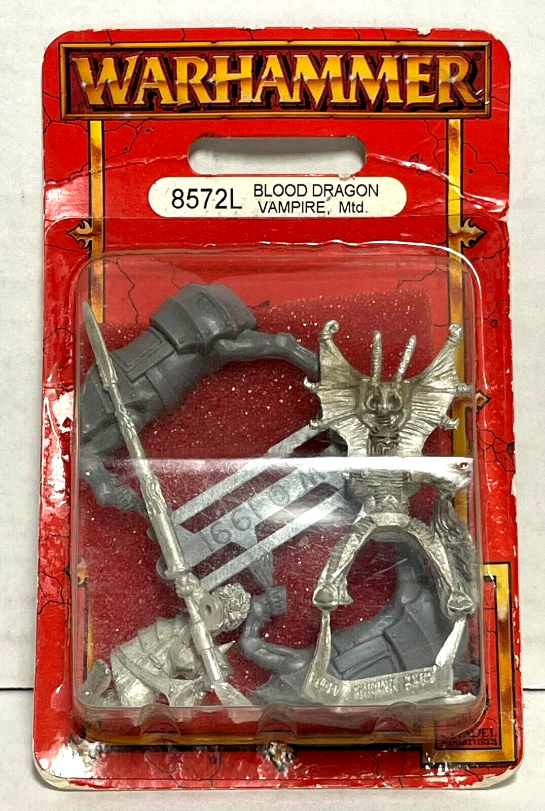 Warhammer Blood Dragon Vampire Mounted #8572L Games Workshop Citadel Original OP