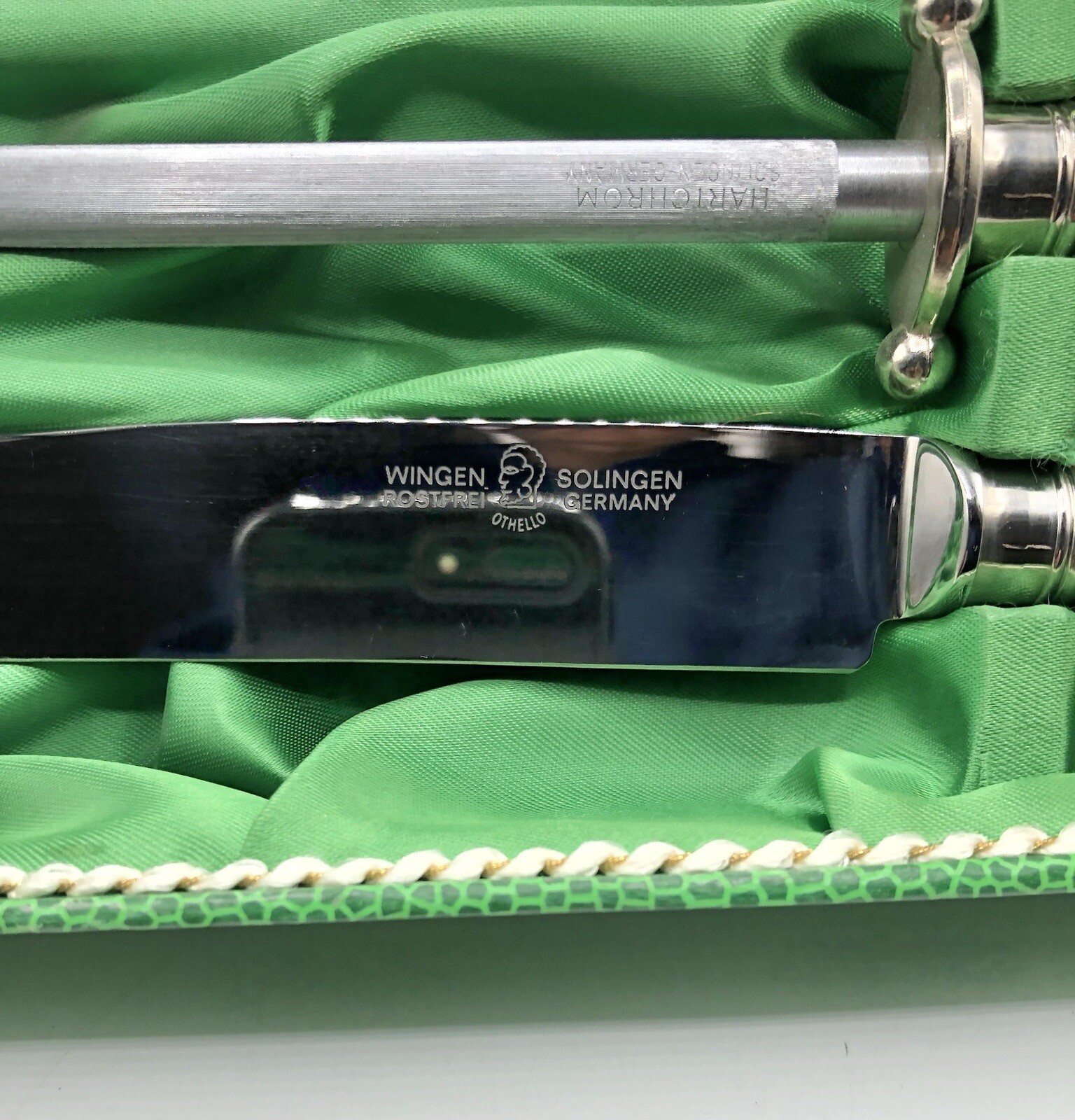 Solingen Germany Rostfrie Carving Set ~ Immaculate /b