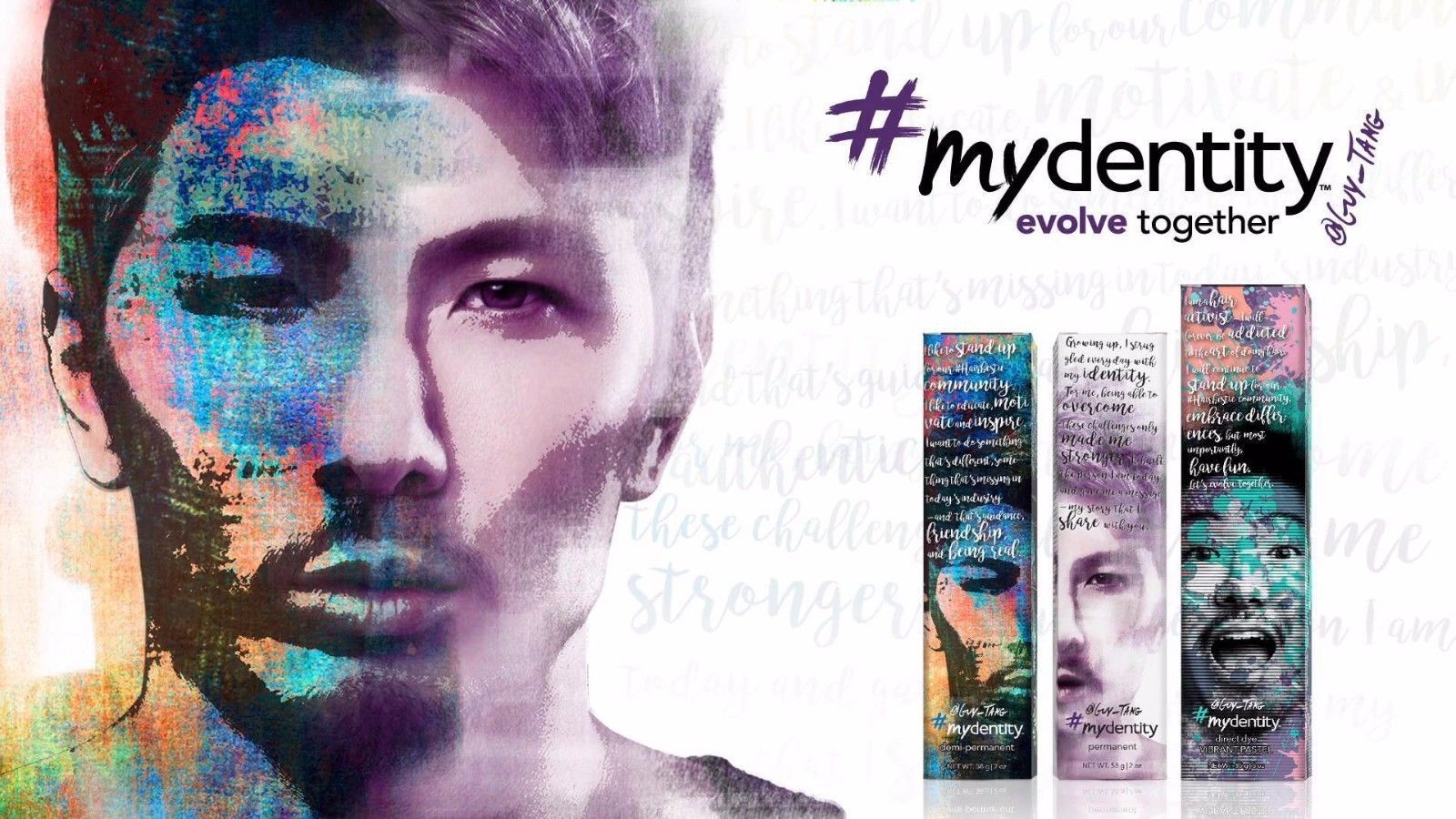 GUY TANG COLOR #MYDENTITY HAIR COLOR OR HAIR STYLING PRODUCTS, YOUR CHOICE