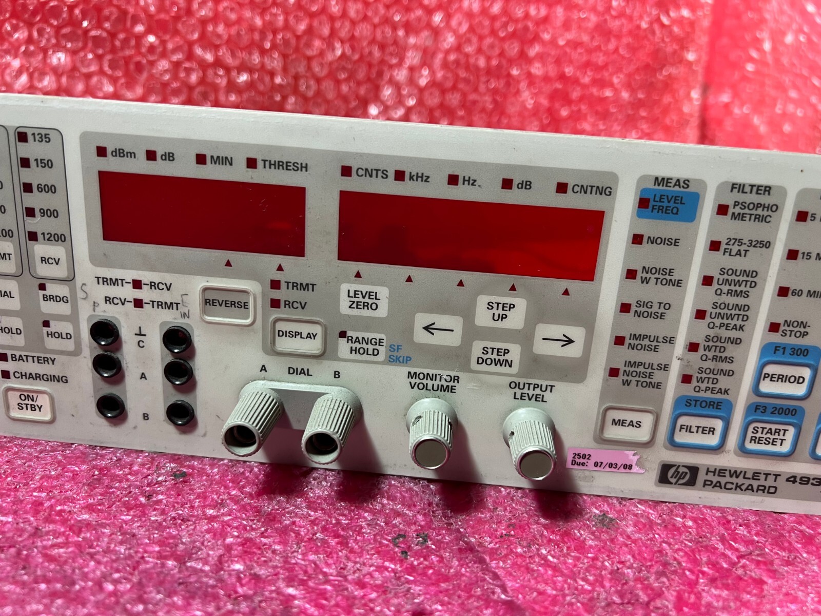 HP 4934A TIMS Tester ''Panel'' 03372-60203