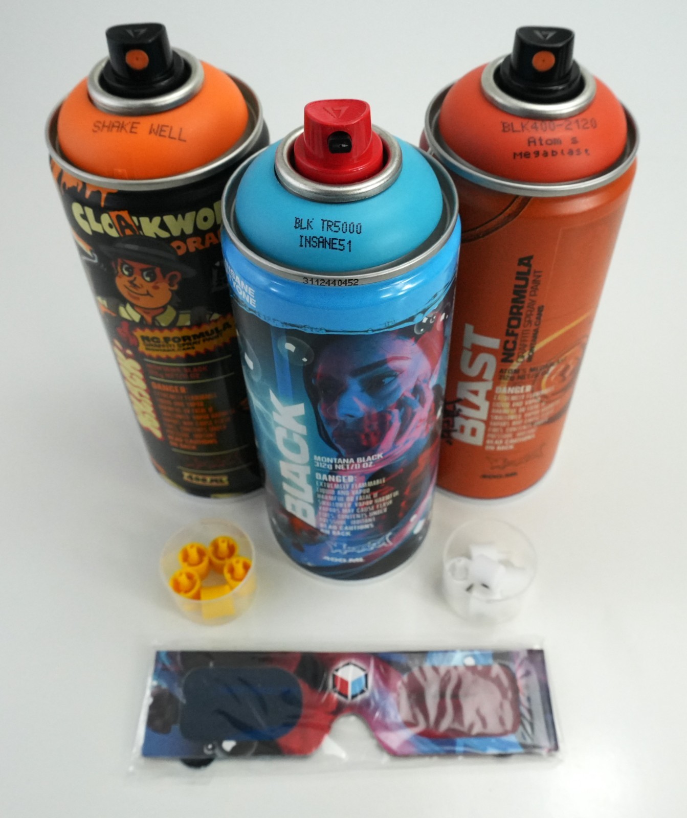 Montana Cans Collectable Graffiti Spray Paint Limited Edition Cans Lot Of 3