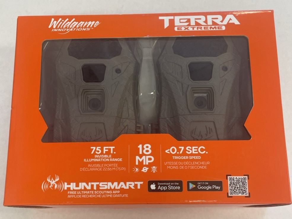 Wildgame Innovations Terra Extreme 18MP Trail Cameras Infrared 75 ft NEW