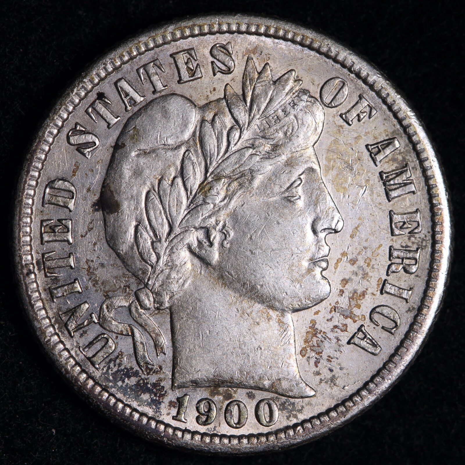1900-S Barber Silver Dime CHOICE BU *UNCIRCULATED* MS E223 JMN