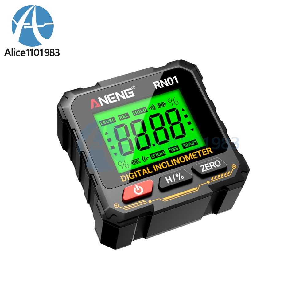 ANENG Magnetic Digital Level Box LCD Angle Finder Protractor Inclinometer Gauge