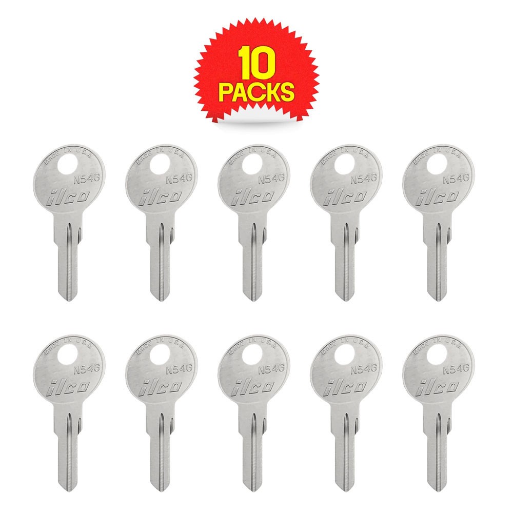 N54G Key Blank Nickel