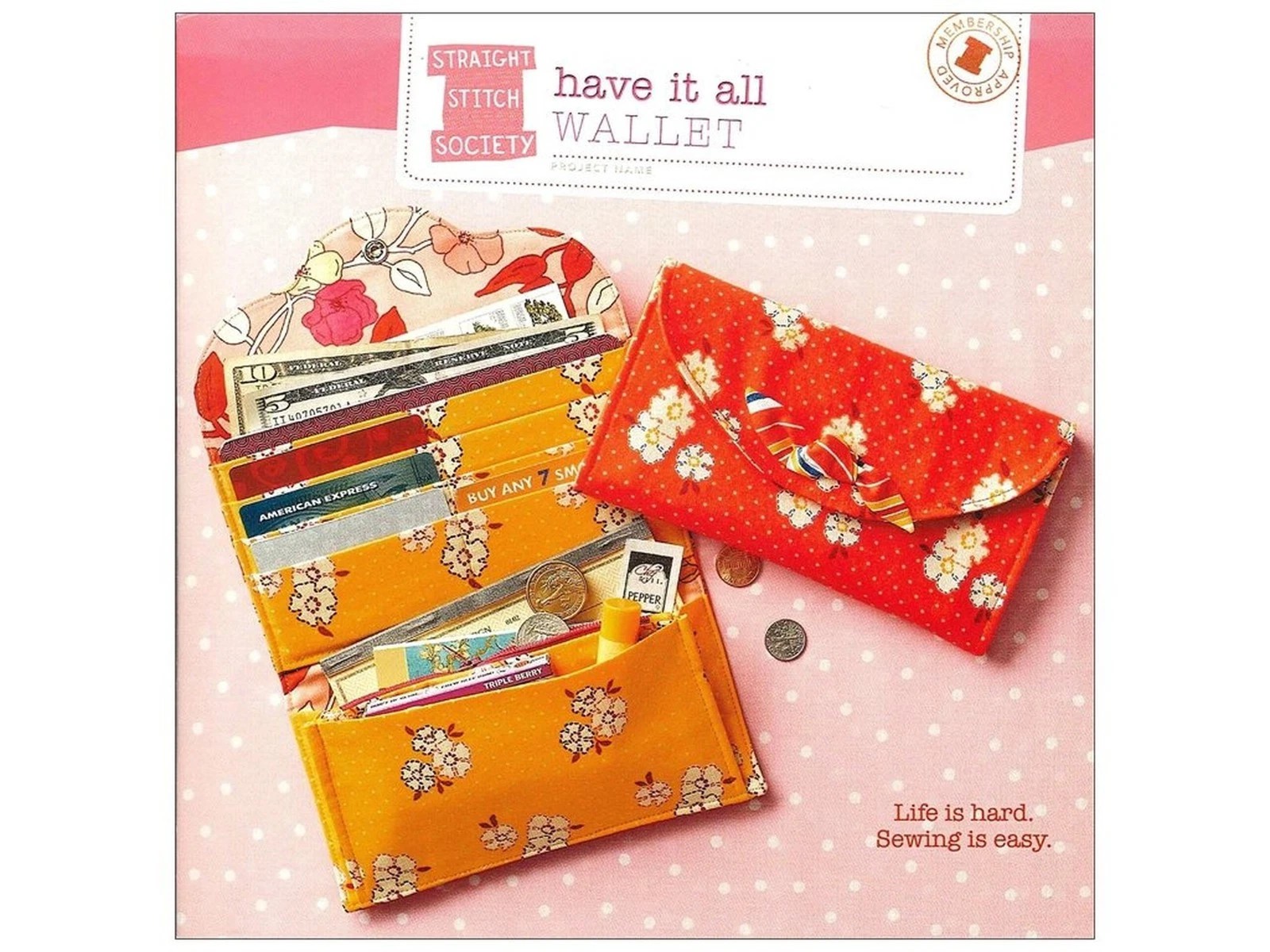 Straight Stitch Society HAVE IT ALL WALLET Pattern