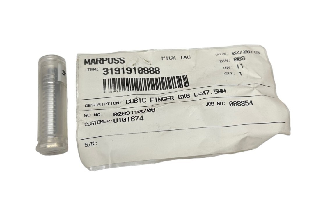 New MARPOSS Cubic Finger 6x6, 3191910888 🔥Fast Shipping🔥