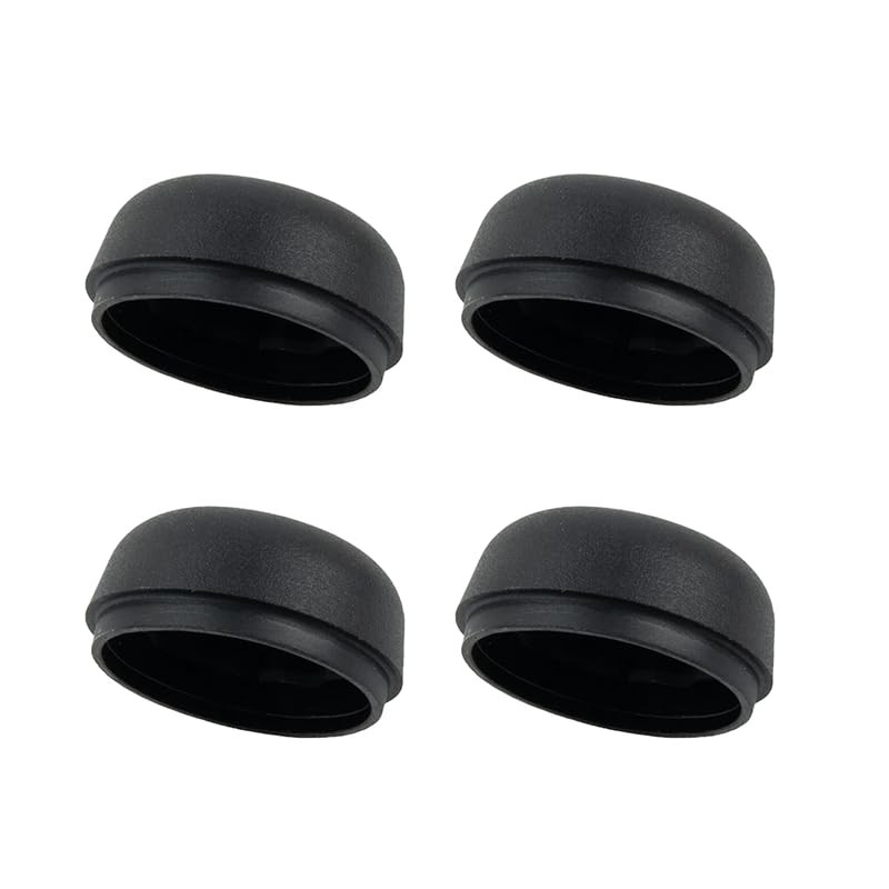 2 Pairs (4 Pcs) Front Windshield Wiper Nut Cover Cap Right & Left Compatible
