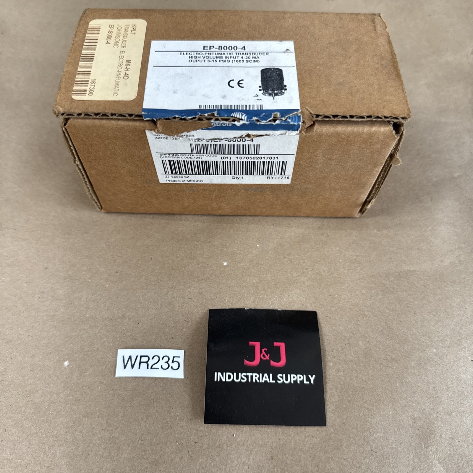 New Johnson Controls EP-8000-4 Electro Pneumatic Transducer Warranty 🇺🇸