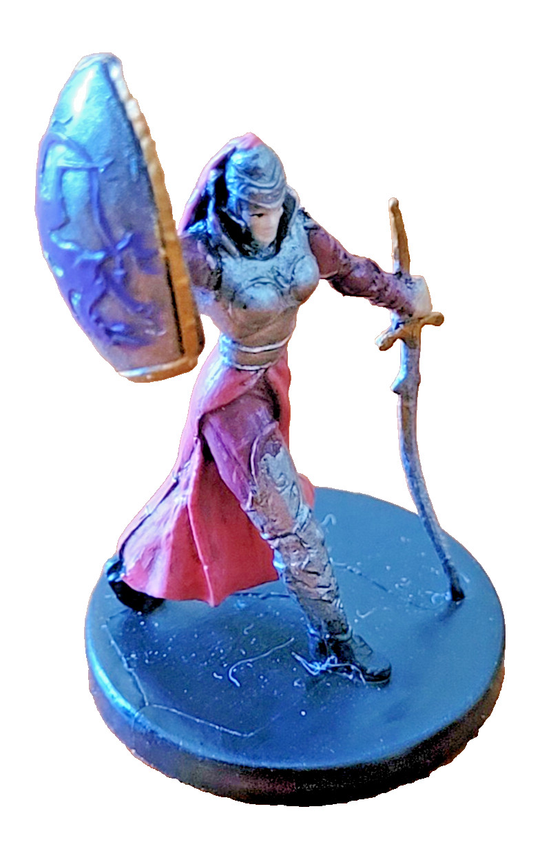 Female Human Warlord - PHB Heroes Series 2 # 13 - D&D Miniatures - No stat card.