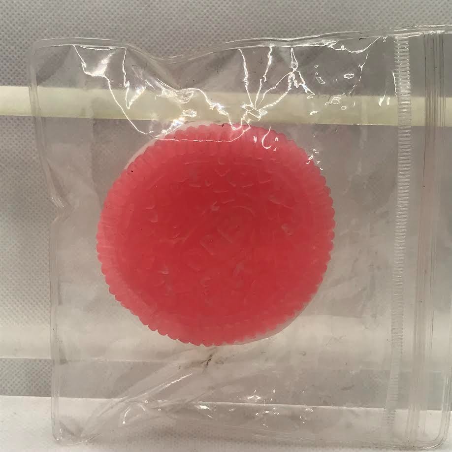 Taba Squishy Pink Oreo Stress Toy USED JC
