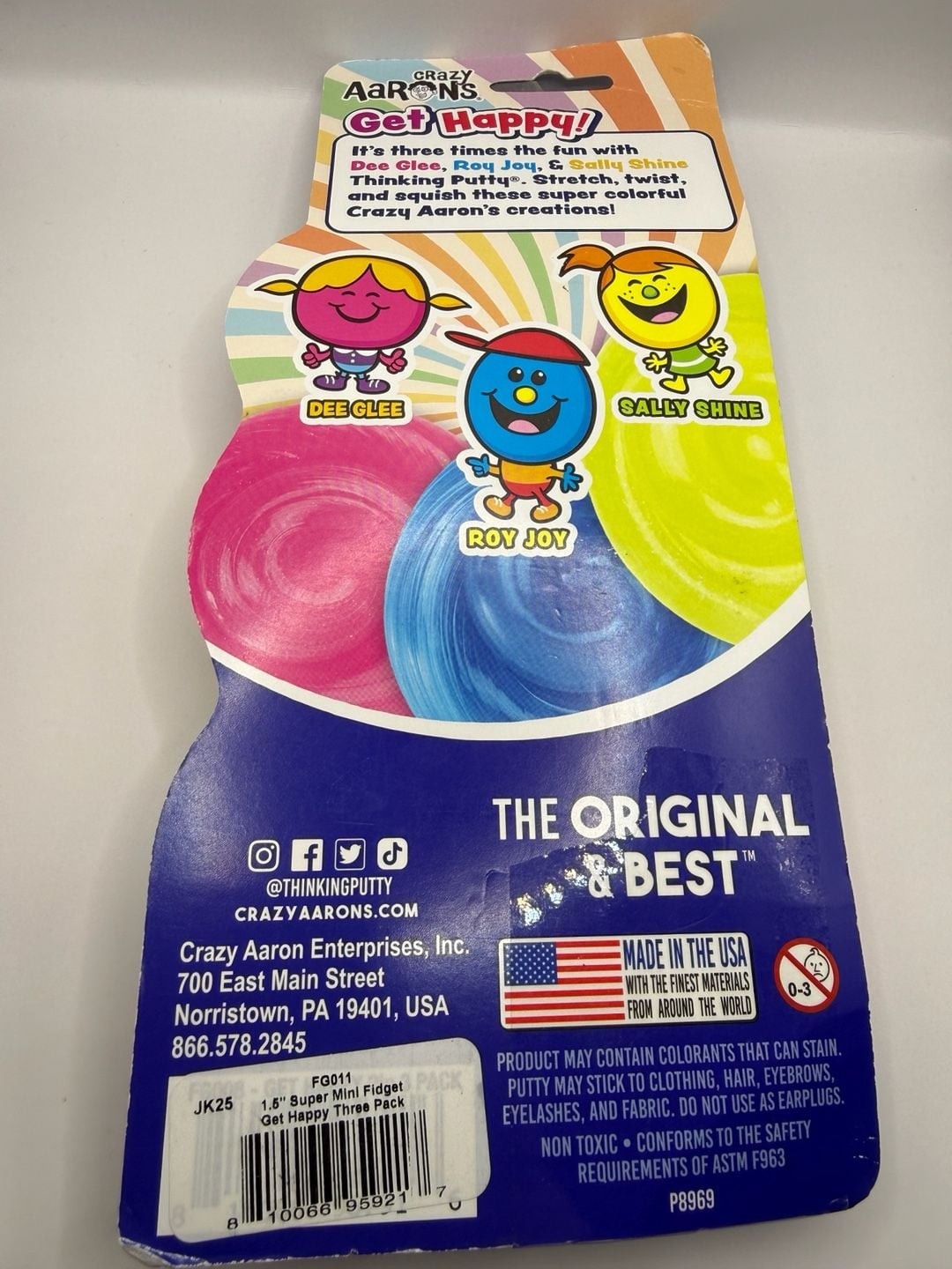 Crazy Aaron's Putty Mini Tins 3-Pack