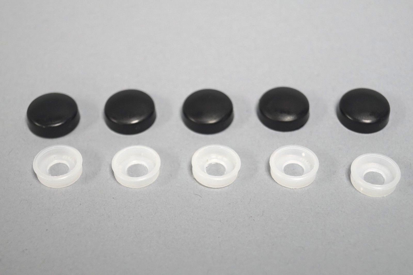 OEM 1 Set of 5 Arctic Cat Snowmobile Windshield Snap Caps w/ Washers 0124-054