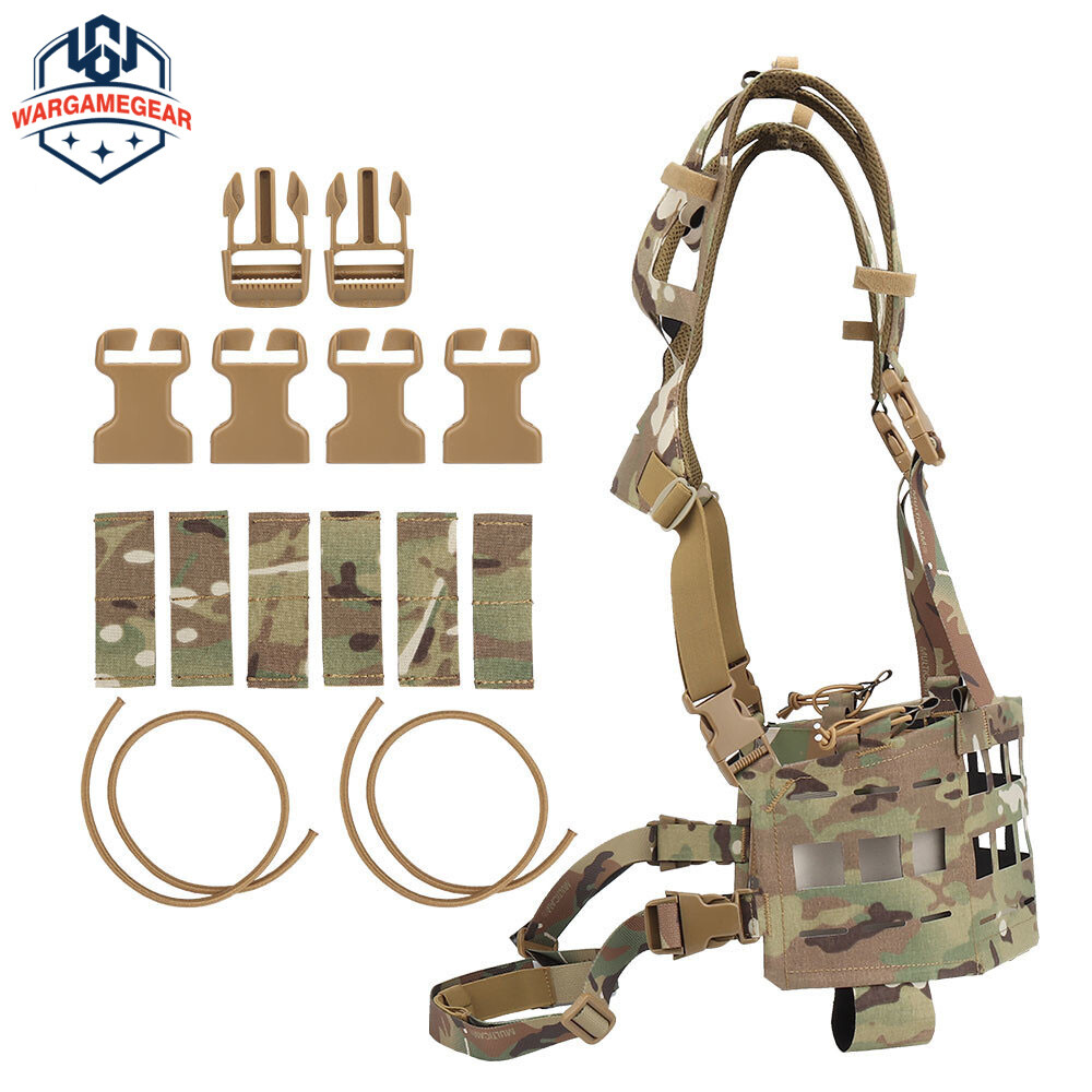Tactical Molle Vest SPC Portable Lightweight Modular Chest Rig Quick Release