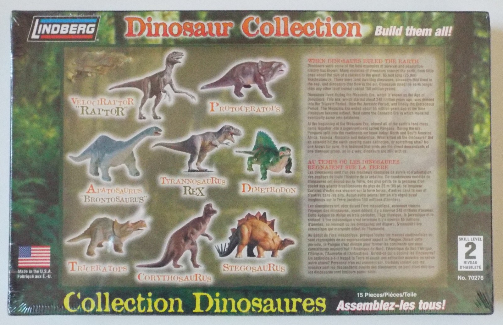 Ankylosaurus Lindberg Dinosaur Collection #70276 Discontinued Shrink Wrap MISB