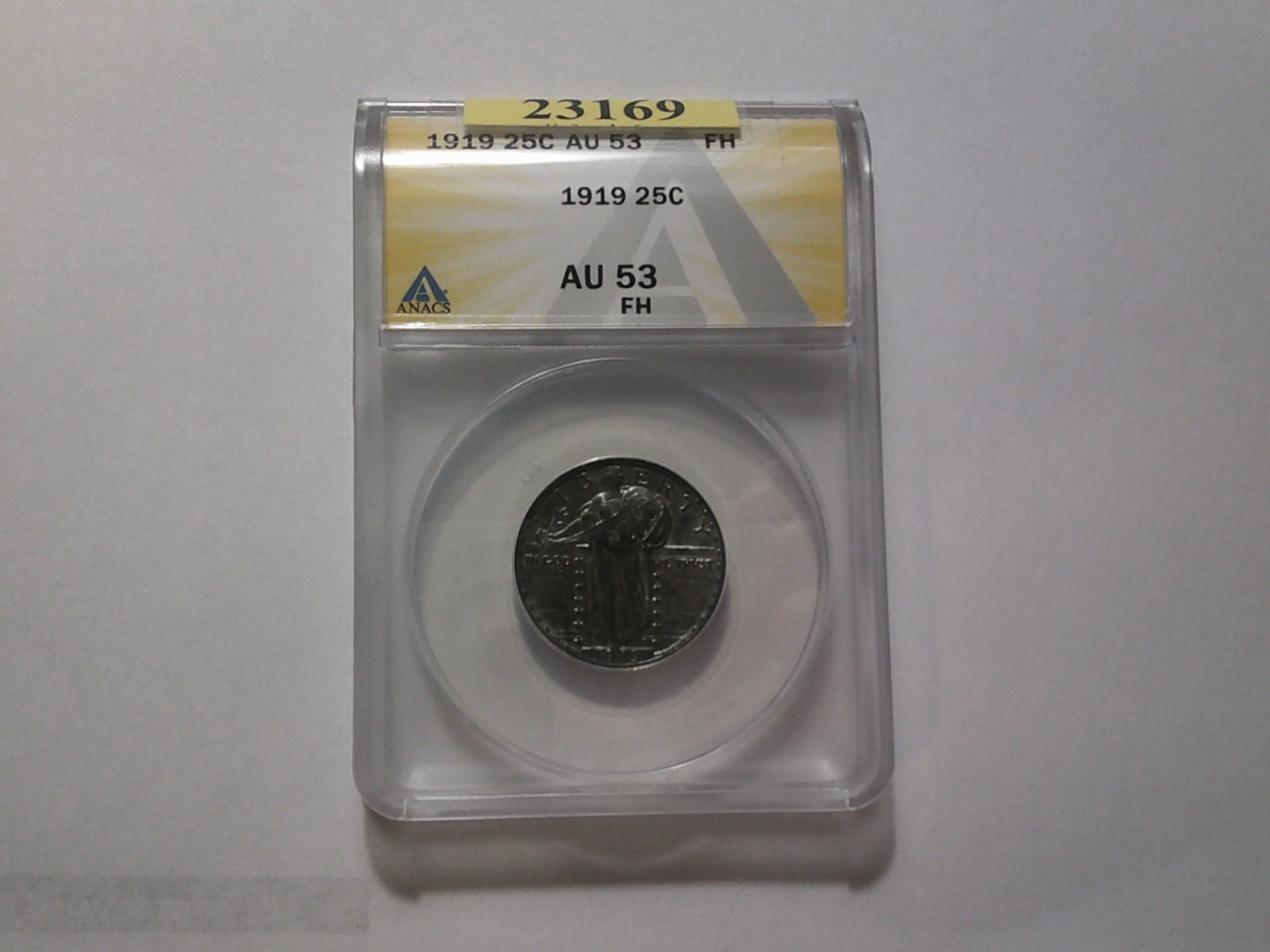 1919-P Standing Liberty Quarter AU-53 ***FULL HEAD***