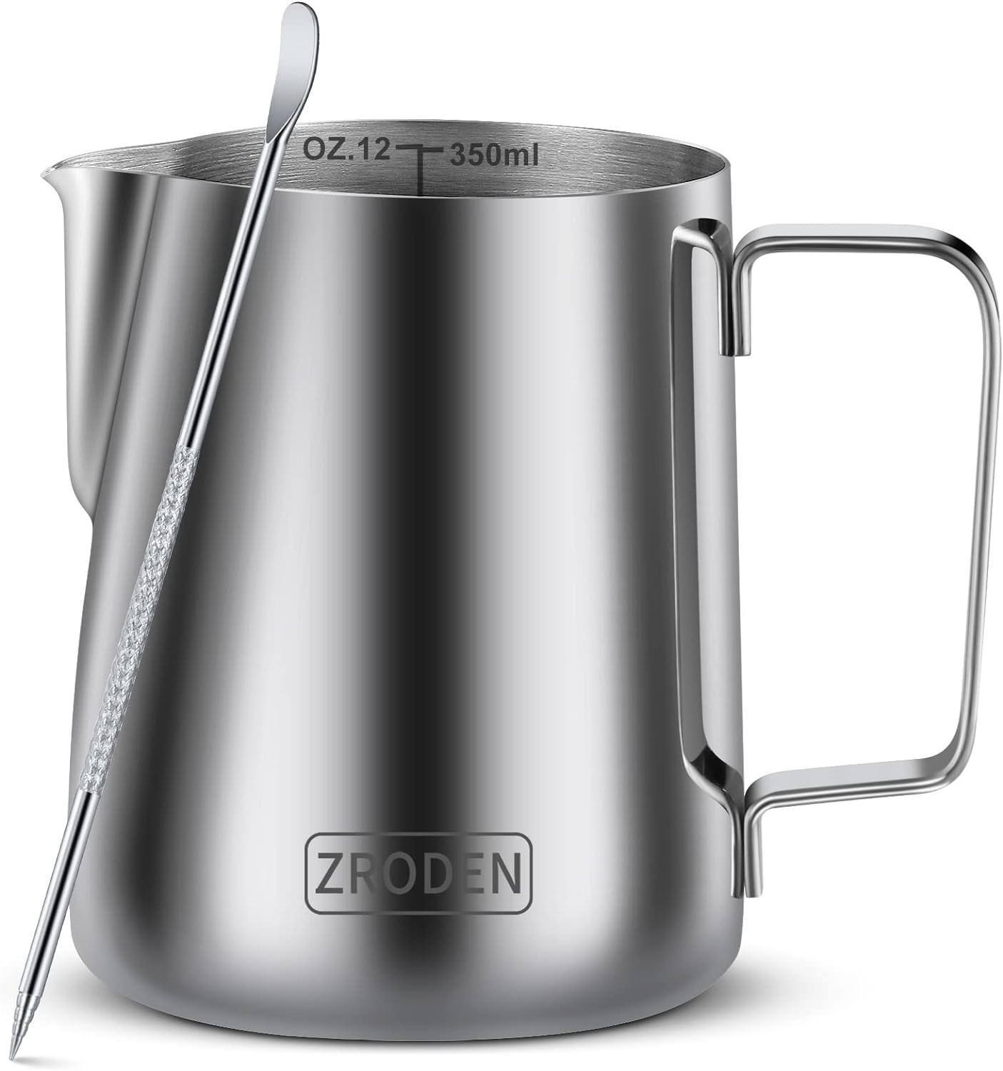 Jarra espumar leche 12 20 32 oz acero inox accesorios barista cafe arte latte