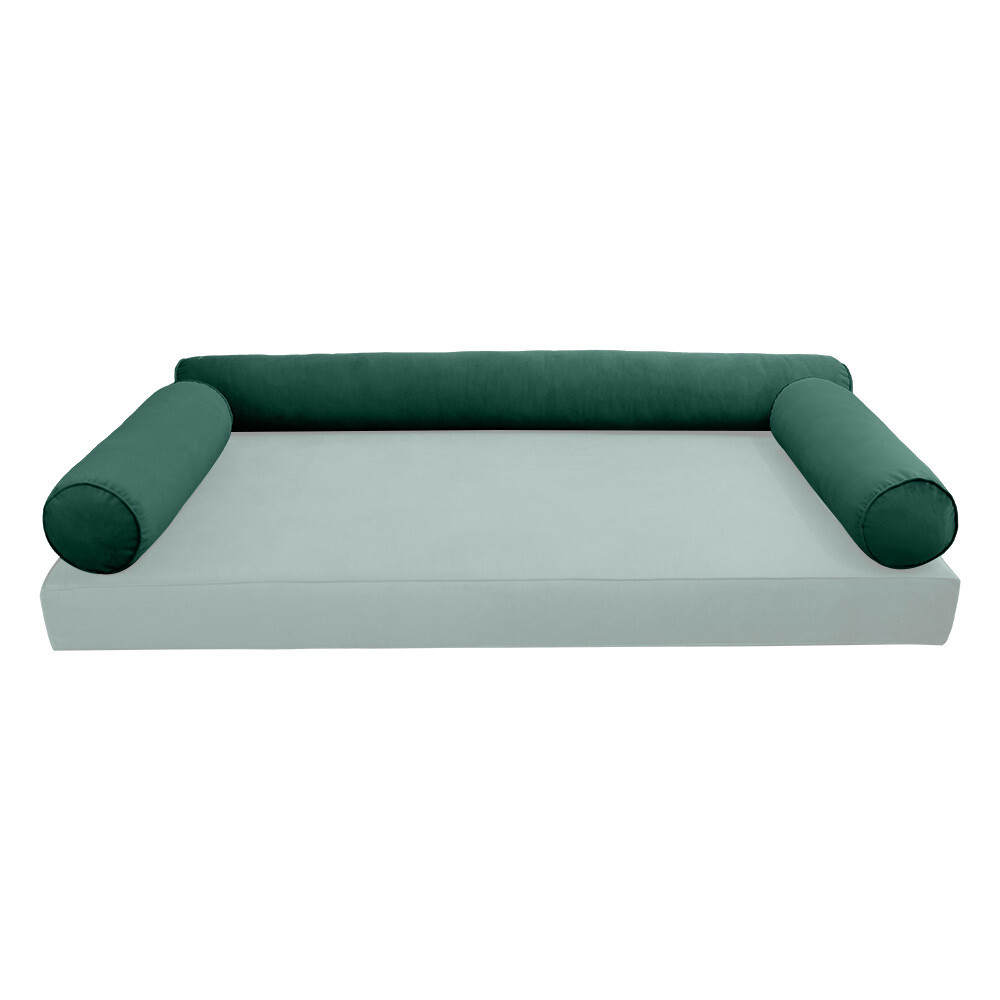 SLIPCOVER ONLY Same Pipe Twin Style V6 Velvet Indoor Daybed Bolster Pillow AD317