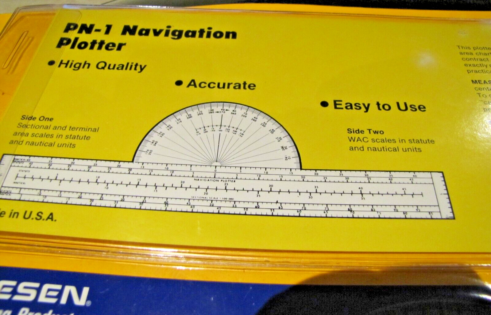 Jeppesen Sanderson Training Products PN-1 Navigation Plotter Airplane Pilot NEW!