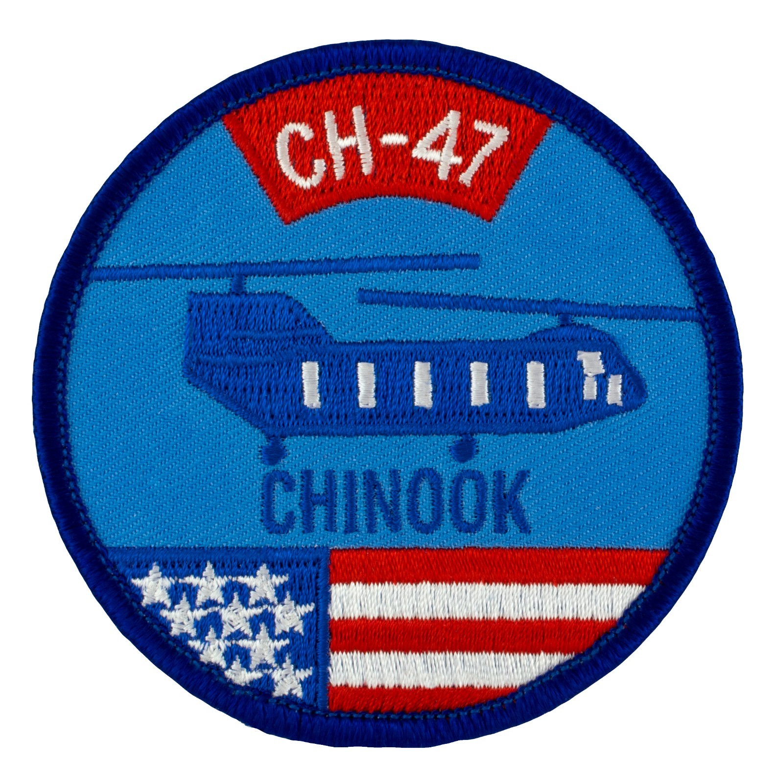 CH-47 Chinook Patch (089) 3" Round Embroidered Patch 74222