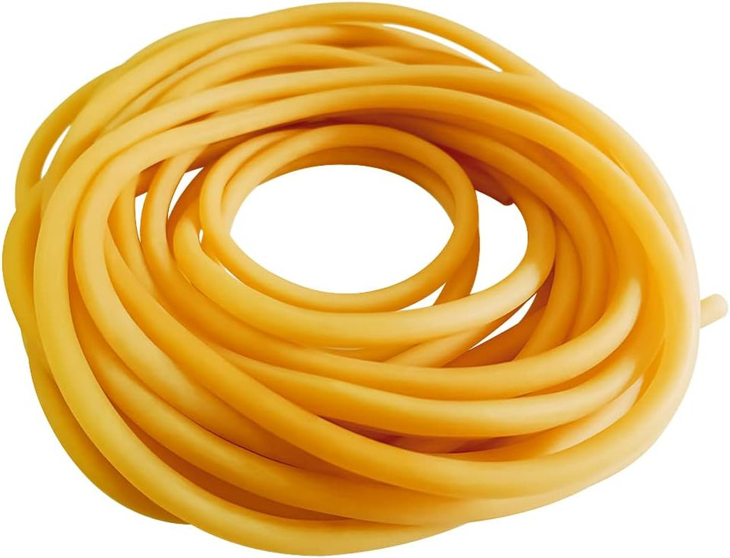 Natural Latex Rubber Tubing,3mm(1/8") ID x 6mm(1/4") OD 1 Meter Surgical Tubing