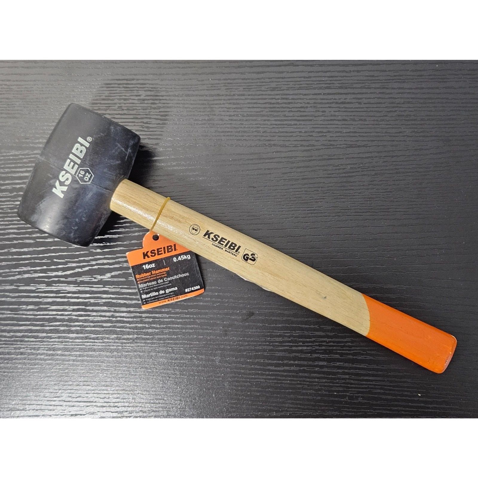 Kseibi Rubber Hammer Mallet 16 oz