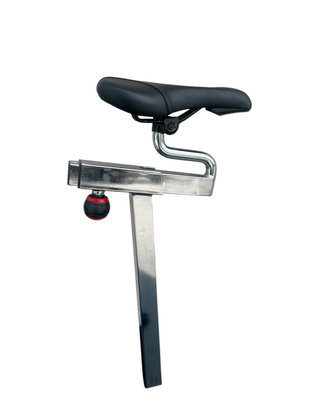 Indoor Stationary Cycling Bike Seat Assembly, taken from a Sunny Health Bike