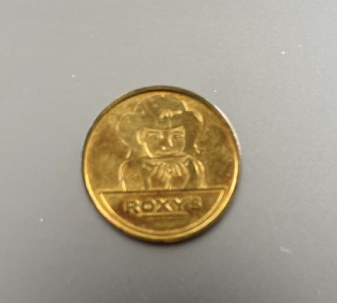 vintage arcade token Roxy's Cambridge, Massachusetts