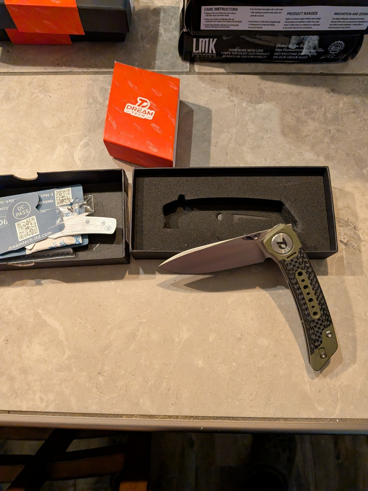 DreamTech D3610CGG Pocketknife Liner Lock Green