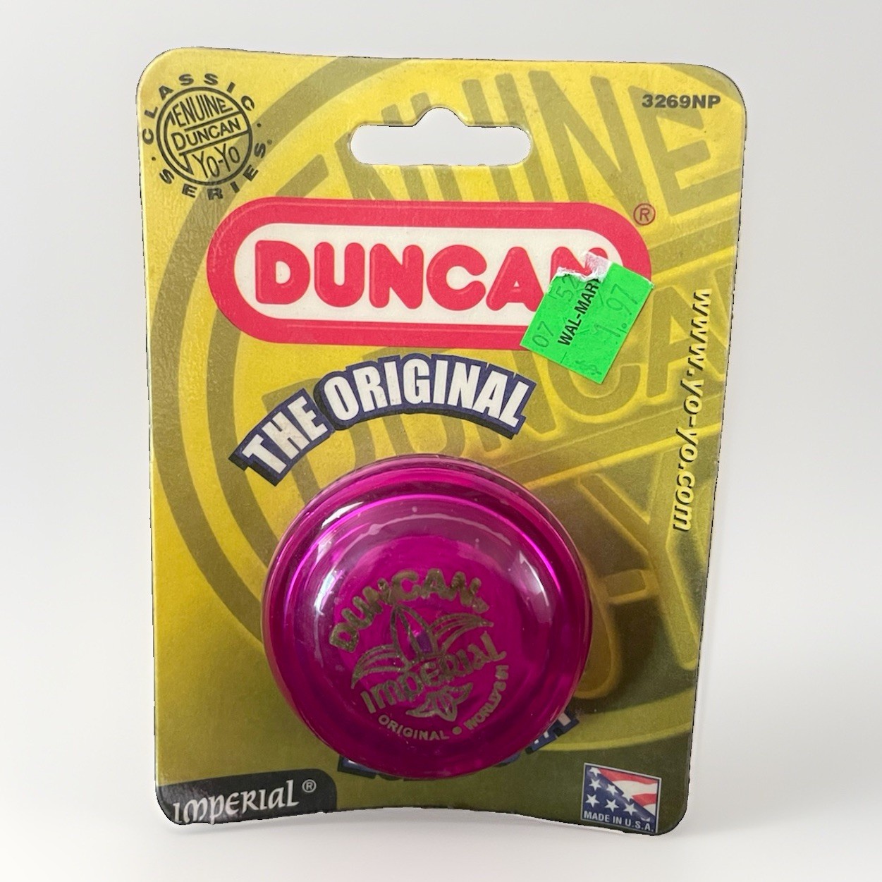 New Sealed Vintage 1999 Factory Sealed Duncan Imperial  Purple Yo-Yo 3269NP