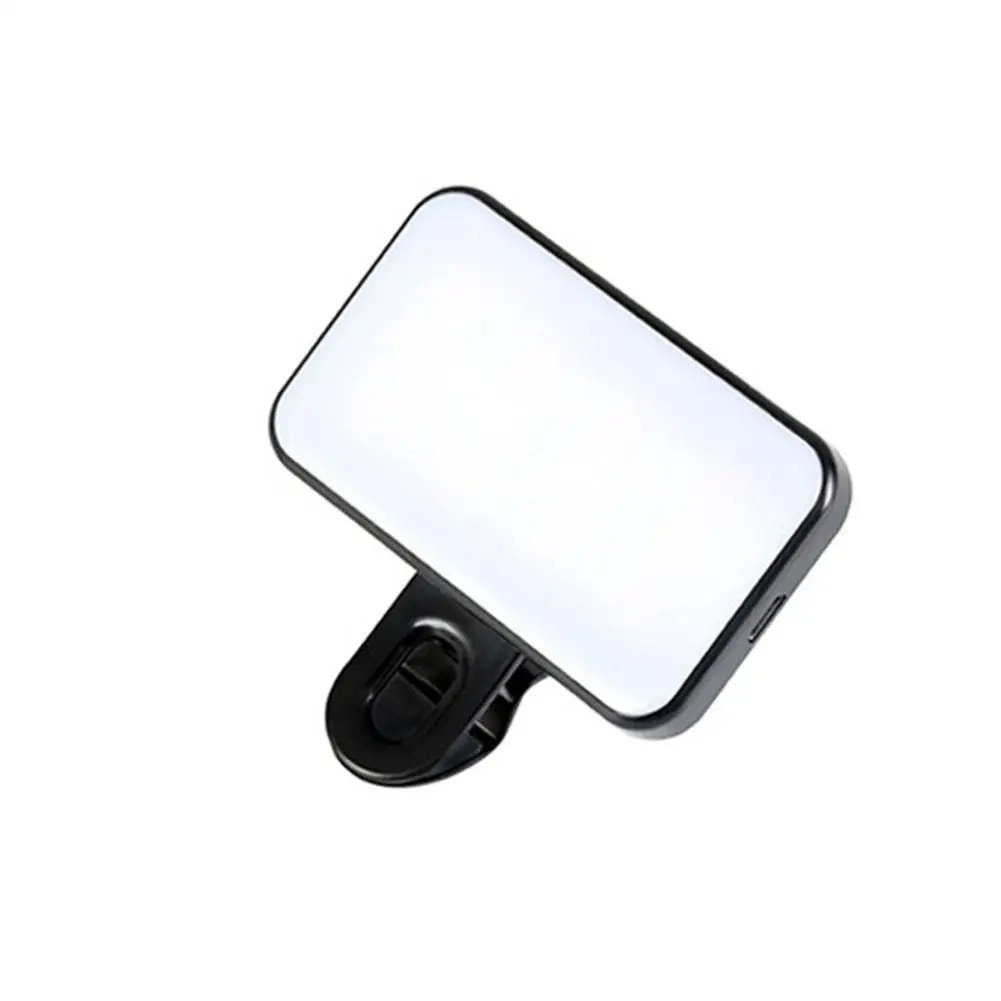 New Portable Mini Selfie Fill Light 3 Modes Adjustable Brightness Rechargeable C