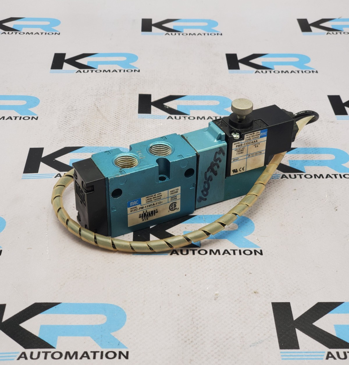 MAC 812C-PM-113CA-112 Solenoid Valve W/ PME-113CAAA