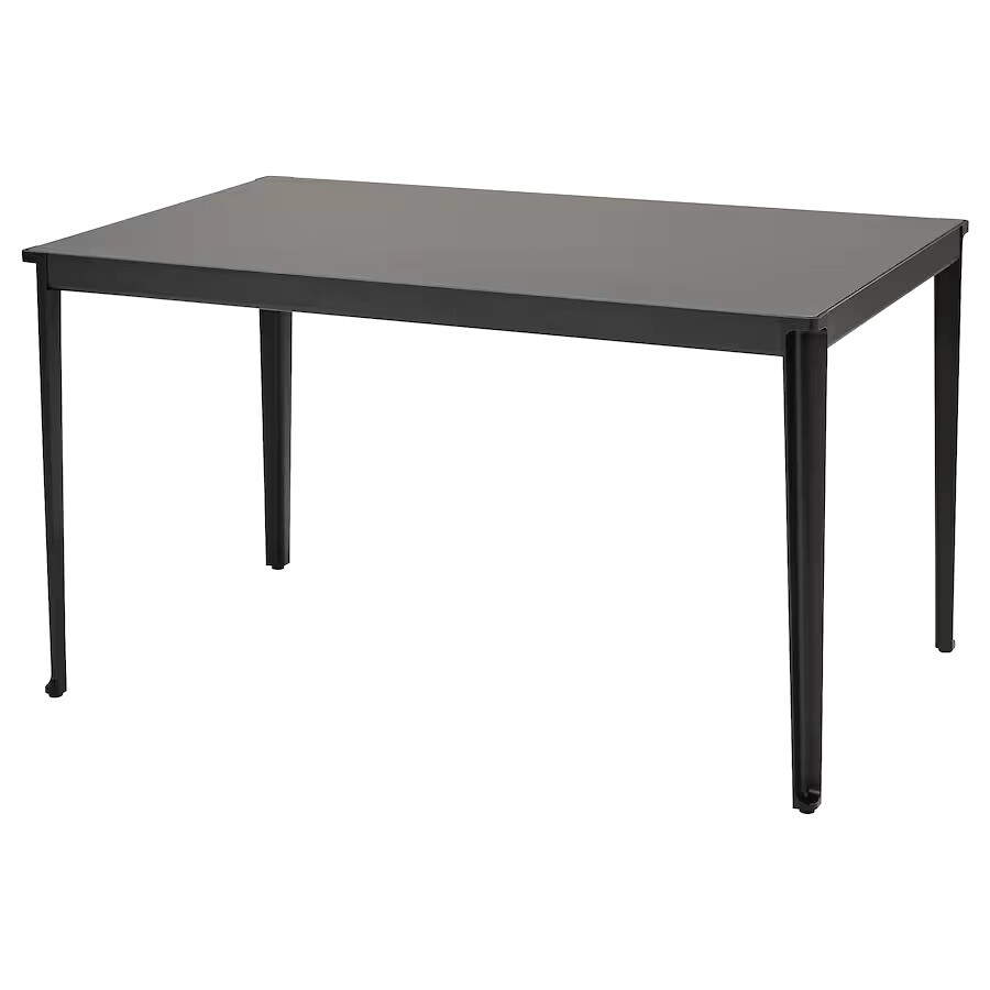 New IKEA TEGELÖN Table, outdoor, dark gray/black, 55 1/8x33 7/8 " TEGELON