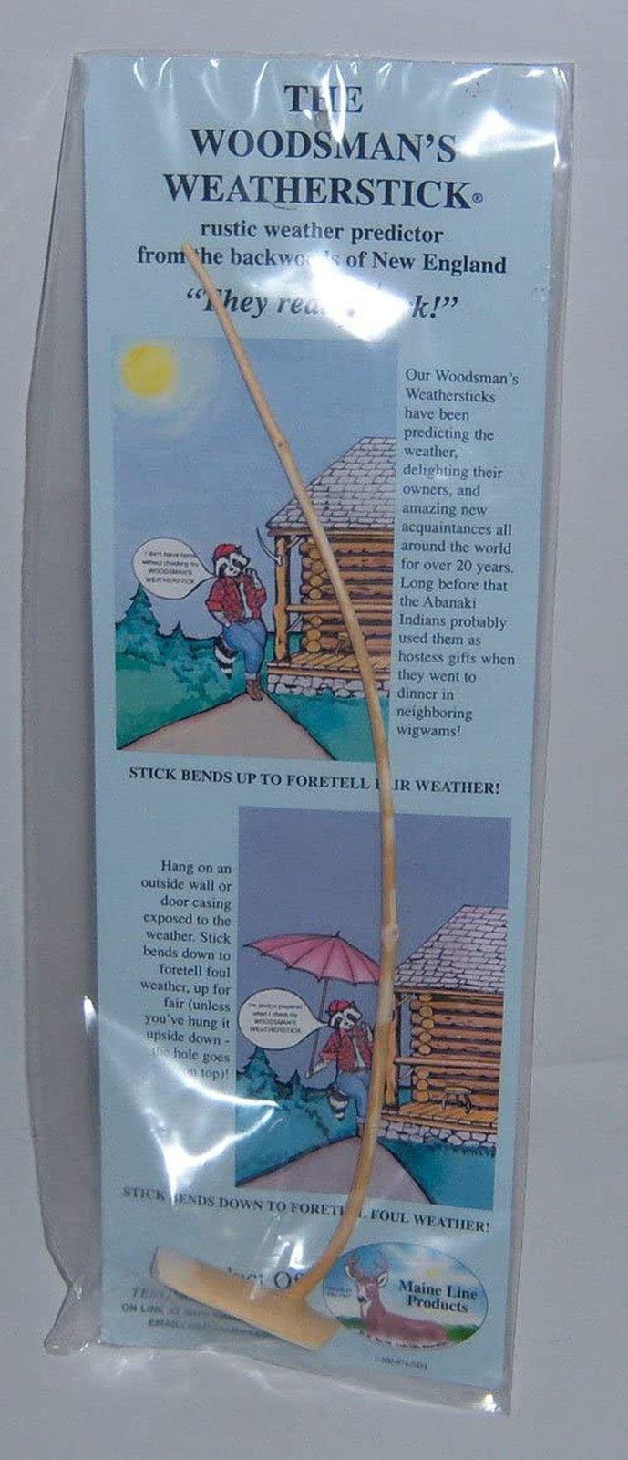 Maine Woodsman’s Weather Stick Standard Hang Outside Wall Door Casing Exposed