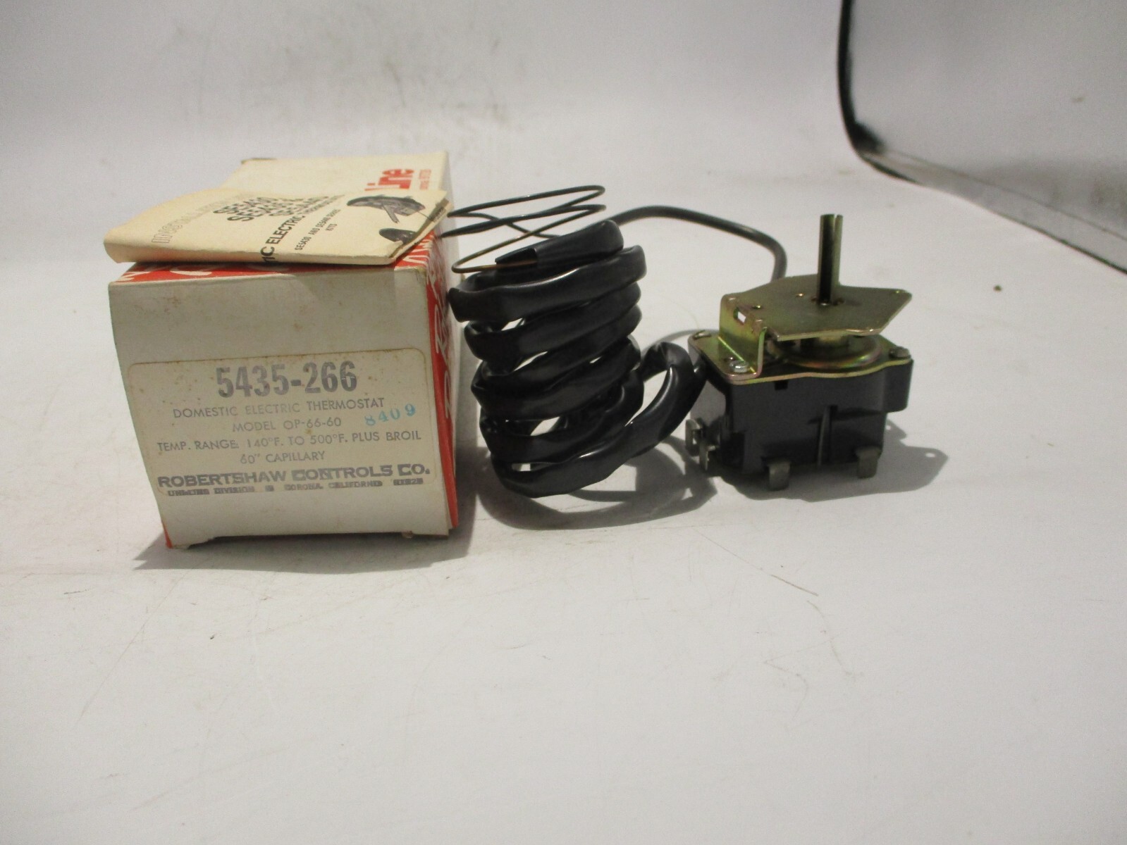 NEW ROBERTSHAW 5435-266 RANGE OVEN ELECTRIC THERMOSTAT