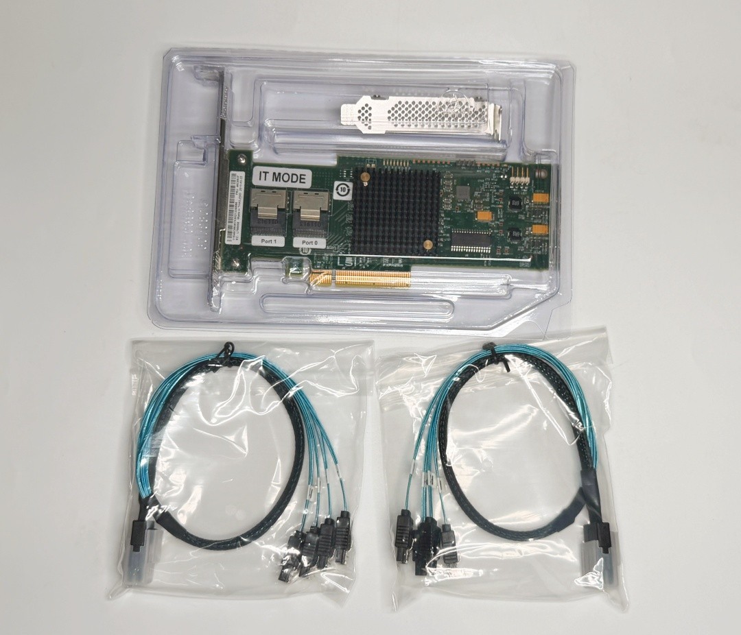 LSI 9200-8I IT Mode ZFS 6Gbps SAS/SATA HBA  FreeNAS unRAID + 2*SFF-8087 SATA