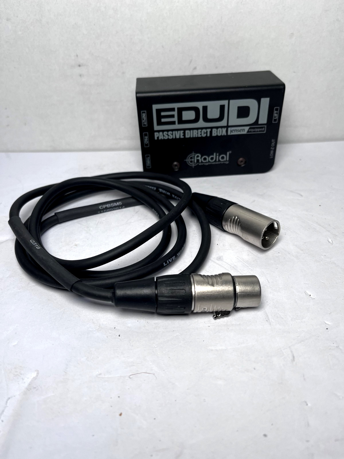 Radial Engineering EDU DI Passive Direct Box W/ Cable