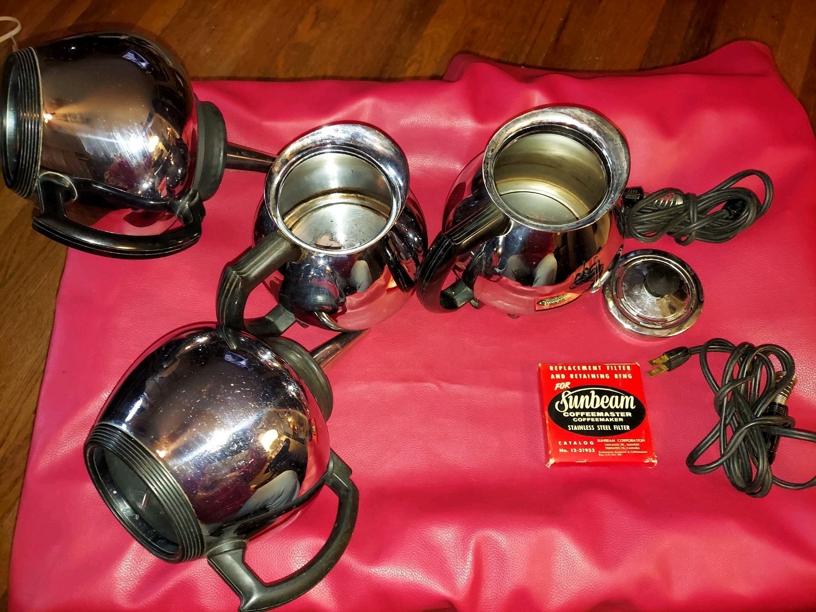 Vintage Sunbeam Vacuum Siphon Coffeemaster Coffee Pot. C30A, 1 Works, 2nd Parts