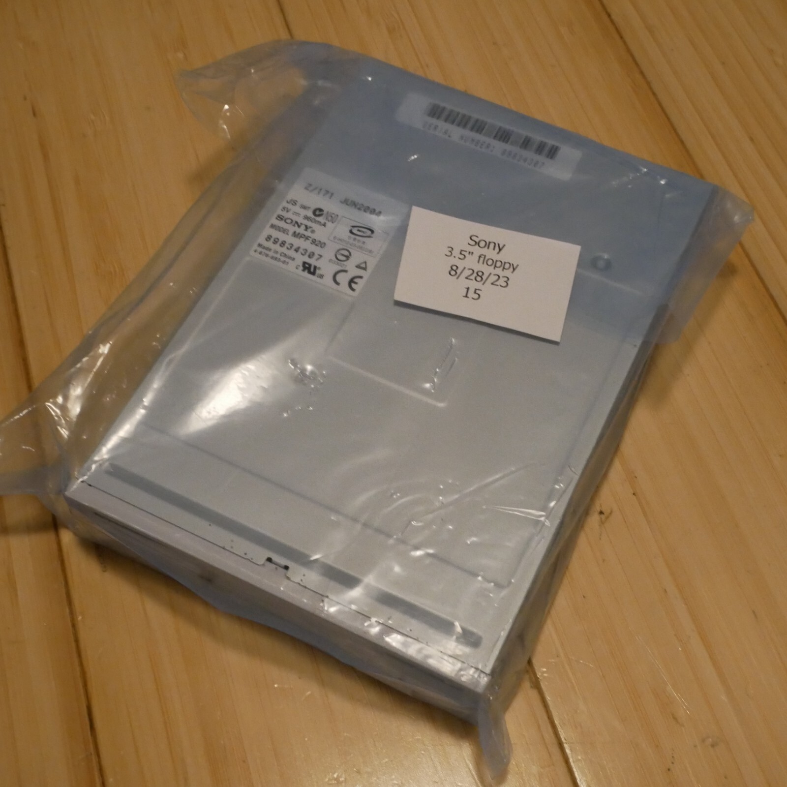 NOS Sony MPF920 Internal Desktop 3.5 inch Floppy Disk Drive 1.44MB - Tested  15