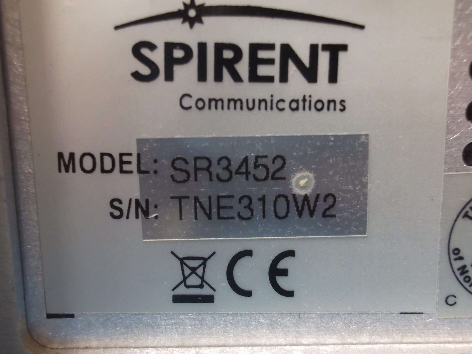 SPIRENT SR345 CDMA NETWORK EMULATOR