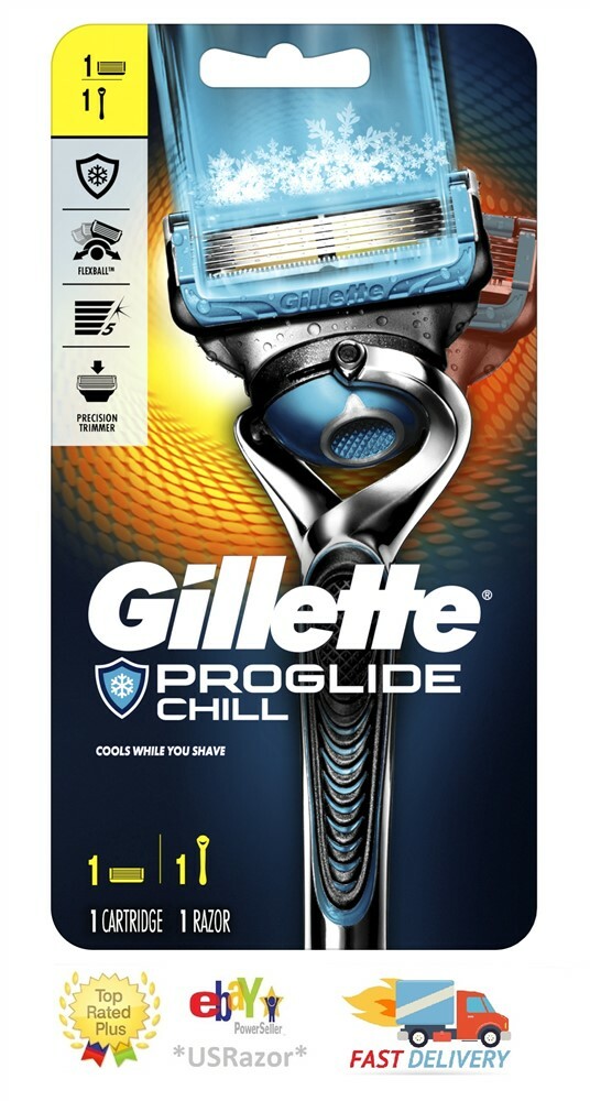 Gillette Fusion Proshield Chill Flexball Razor Blade Proglide Shaver handle