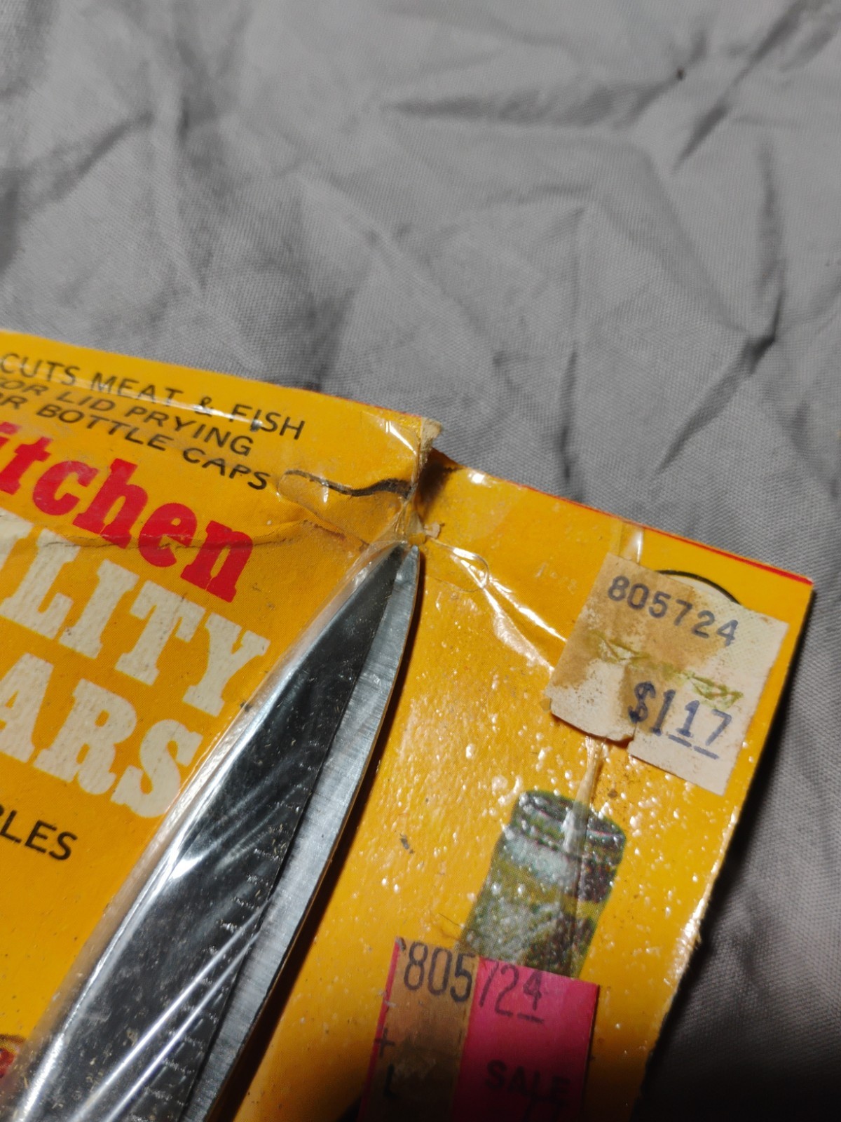 Vintage 1974 NOS Kitchen Utility Shears Kitchen King Scissors