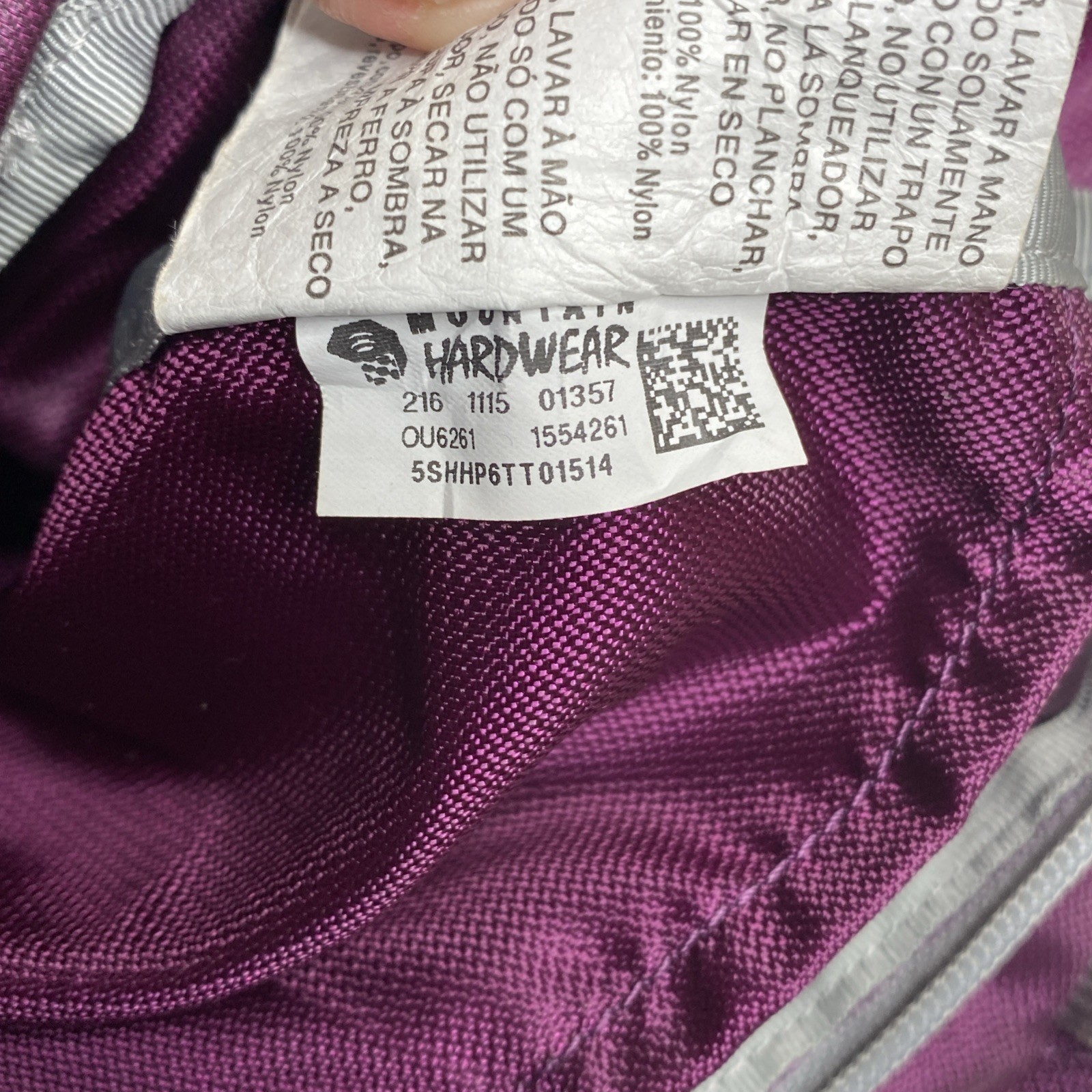 Mountain Hardwear Backpack Dry Bag Purple