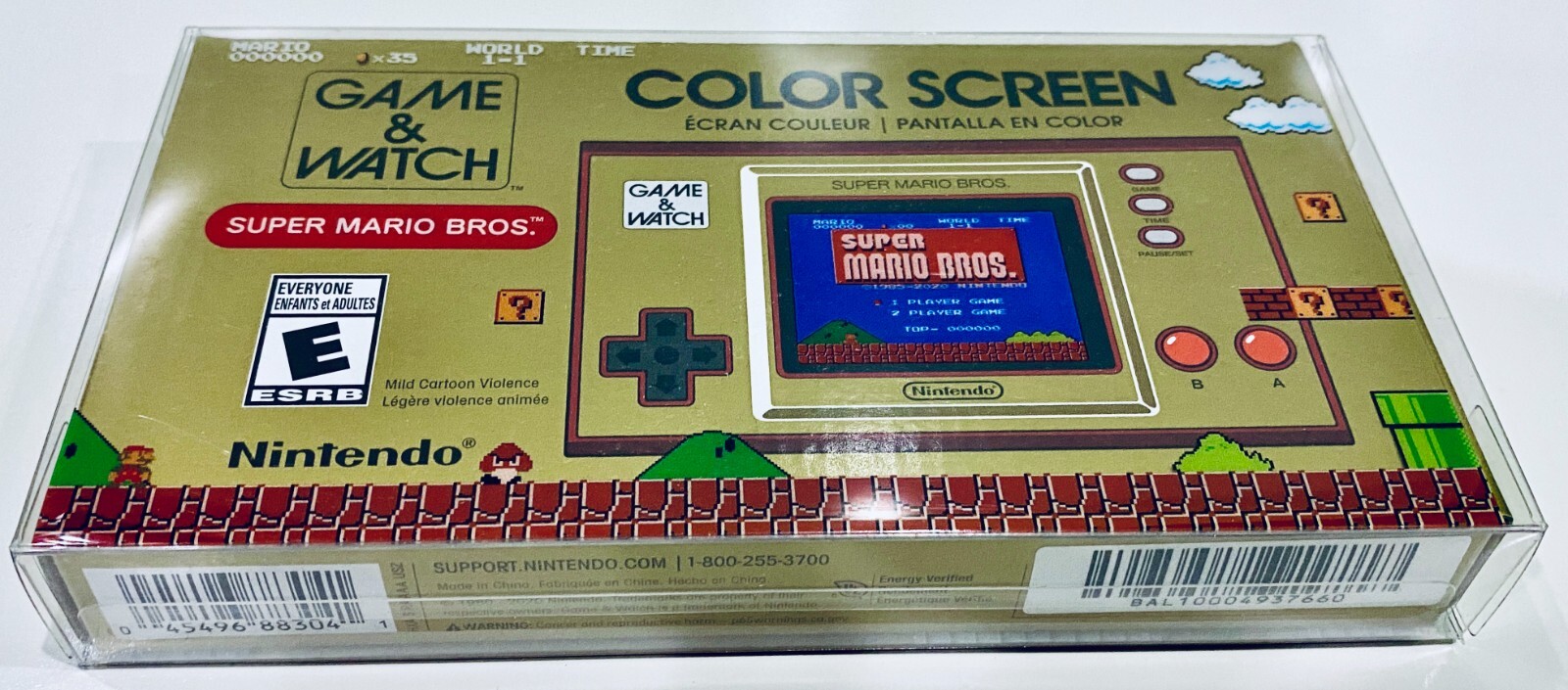 1 Box Protector for GAME & WATCH SUPER MARIO BROS. (2020 Release Size)
