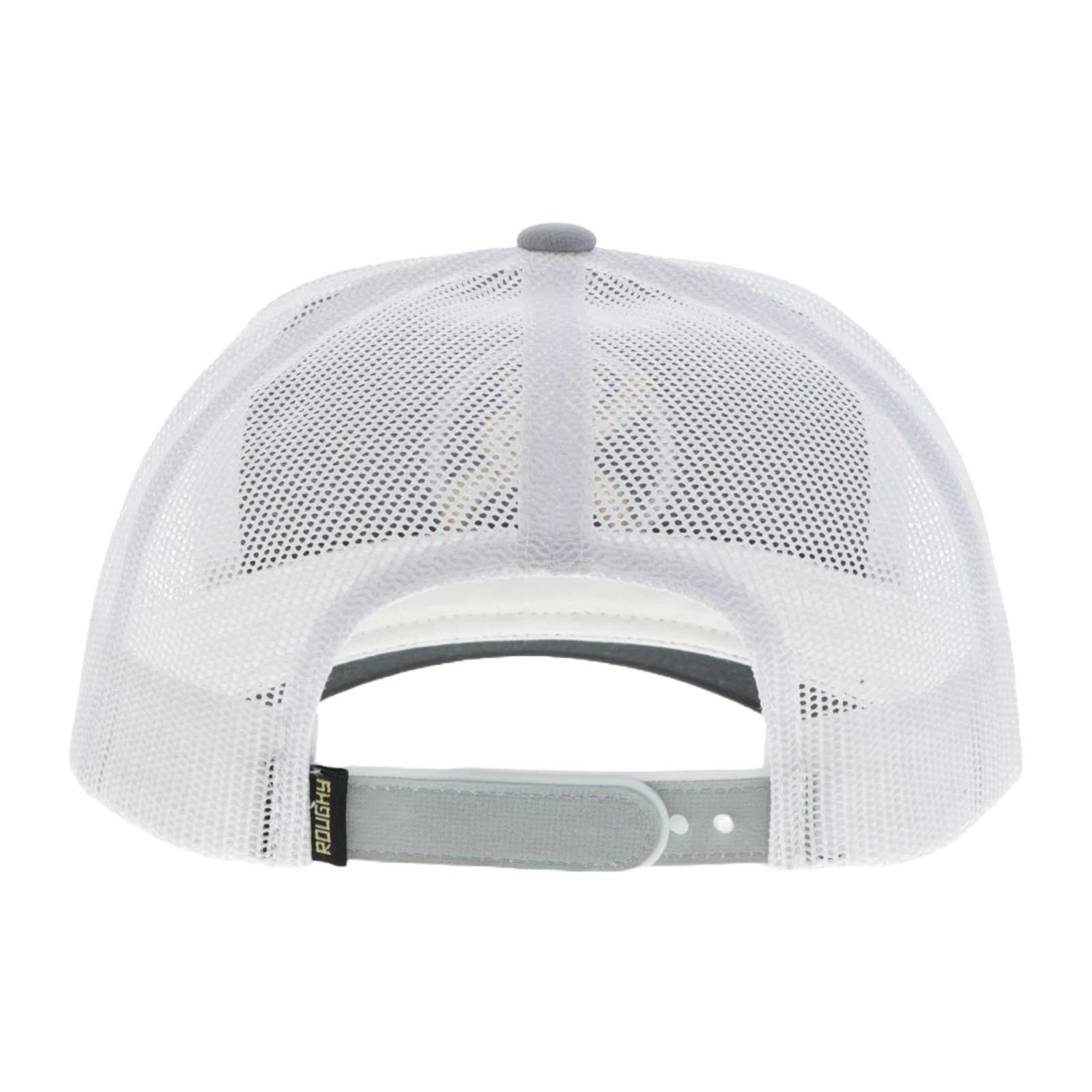 Hooey Strap Roughy Black & White Graphic Trucker Cap 4031T-BKWH